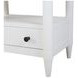 Wilmington White Open Nightstand