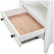 Wilmington White Open Nightstand