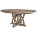 Wilmington Sand Round Extendable Dining Table