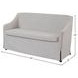 Wilmington Sand 60" Slipcovered Settee
