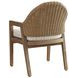 Isle of Palms Beige Upholstered Outdoor Arm Chair