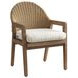 Isle of Palms Beige Upholstered Outdoor Arm Chair
