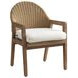 Isle of Palms Ivory Upholstered Outdoor Arm Chair