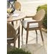 Isle of Palms Ivory Upholstered Outdoor Arm Chair