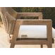 Isle of Palms Ivory Upholstered Outdoor Arm Chair