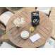 Isle of Palms Mocha Teak Round Outdoor Dining Table