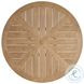 Isle of Palms Mocha Teak Round Outdoor Dining Table