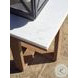 Isle of Palms Mocha and White Agate Stone Top Square Outdoor End Table