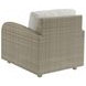 Sand Dune Cream Upholstered Outdoor Lounge Chair