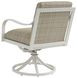 Sand Dune Cream Outdoor Rectangular Stone Top Dining Room Set