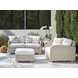 Sand Dune Cream and Blue Outdoor 60" Loveseat