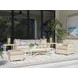 Sand Dune Cream Outdoor Square Stone Top End Table