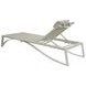 Sand Dune Brown Outdoor 83" Chaise with Pillow