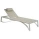 Sand Dune Brown Outdoor 83" Chaise with Pillow