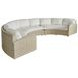 Sand Dune White Outdoor 3 Piece Modular Sectional