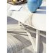 Sand Dune Cream Outdoor 88" Rectangular Stone Top Dining Table
