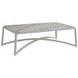 Sand Dune Cream Outdoor Rectangular Stone Top Cocktail Table
