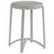 Sand Dune Cream Outdoor Round Stone Top Occassional Table Set