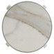 Sand Dune Cream Outdoor Round Stone Top Occassional Table Set