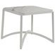 Sand Dune Cream Outdoor Square Stone Top End Table