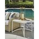 Sand Dune Cream Outdoor Square Stone Top End Table