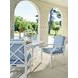 Island Classic Blue Upholstered Outdoor Arm Chair
