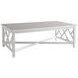 Island Classic Cream and Gray Outdoor Rectangular Quartz Top Cocktail Table