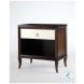 Tribeca American Walnut 1 Drawer Rectangular Nightstand