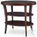 Tribeca American Walnut Oval Lamp Table