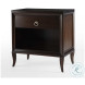 Tribeca American Walnut 1 Drawer Rectangular Nightstand