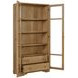 Magnolia Cashew 2 Glass Door Tall Display Cabinet