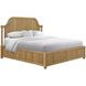 Magnolia Cashew Queen Planked Panel Bed