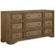 Magnolia Almond Planked Panel Bedroom Set