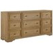 Magnolia Cashew Planked Panel Bedroom Set