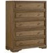 Magnolia Almond Planked Panel Bedroom Set