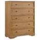 Magnolia Cashew 5 Drawer Chest