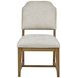 Magnolia Gray and Almond Upholstered Side Chair Set of 2
