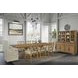 Magnolia Gray Upholstered Host Chair with Pillow Set of 2