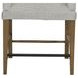 Magnolia Gray and Almond Upholstered Counter Height Stool Set of 2