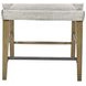 Magnolia Gray and Cashew Upholstered Counter Height Stool Set of 2