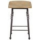 Magnolia Cashew and Gray Kitchen Island Diningroom Set