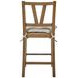 Magnolia Almond Counter Height Slat Back Chair Set of 2
