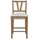 Magnolia Almond Counter Height Slat Back Chair Set of 2