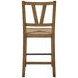 Magnolia Almond Counter Height Slat Back Chair Set of 2