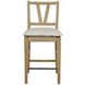 Magnolia Cashew Counter Height Slat Back Chair Set of 2
