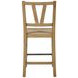 Magnolia Cashew Counter Height Slat Back Chair Set of 2