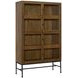 Magnolia Almond 4 Glass Door Bookcase