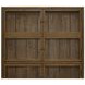 Magnolia Almond 4 Glass Door Bookcase