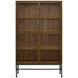 Magnolia Almond 4 Glass Door Bookcase