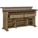Magnolia Cashew and Gray 2 Door Bar Cabinet